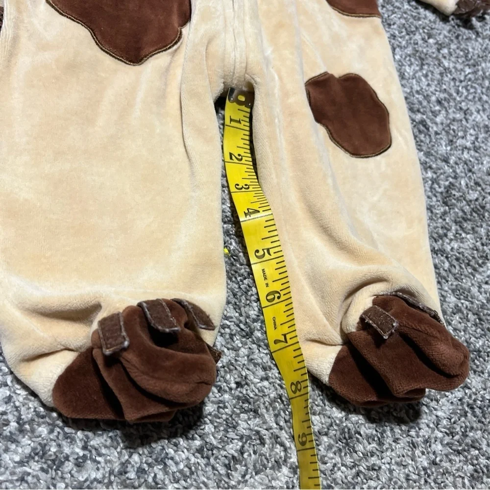 MINIBASIX Cow/ Horse Costume Zip Front Size 9 16-18 Lbs Vintage 2007